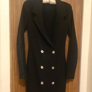 Double breasted blazer dress
